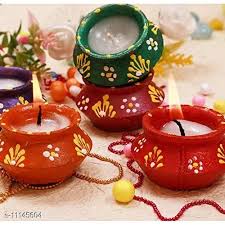 Decorative Matki Wax Candle – Festive & Elegant Lighting
