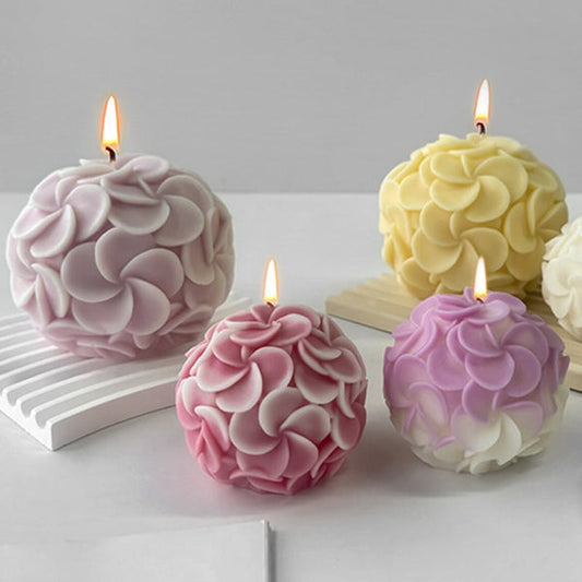 Flower Ball Candle